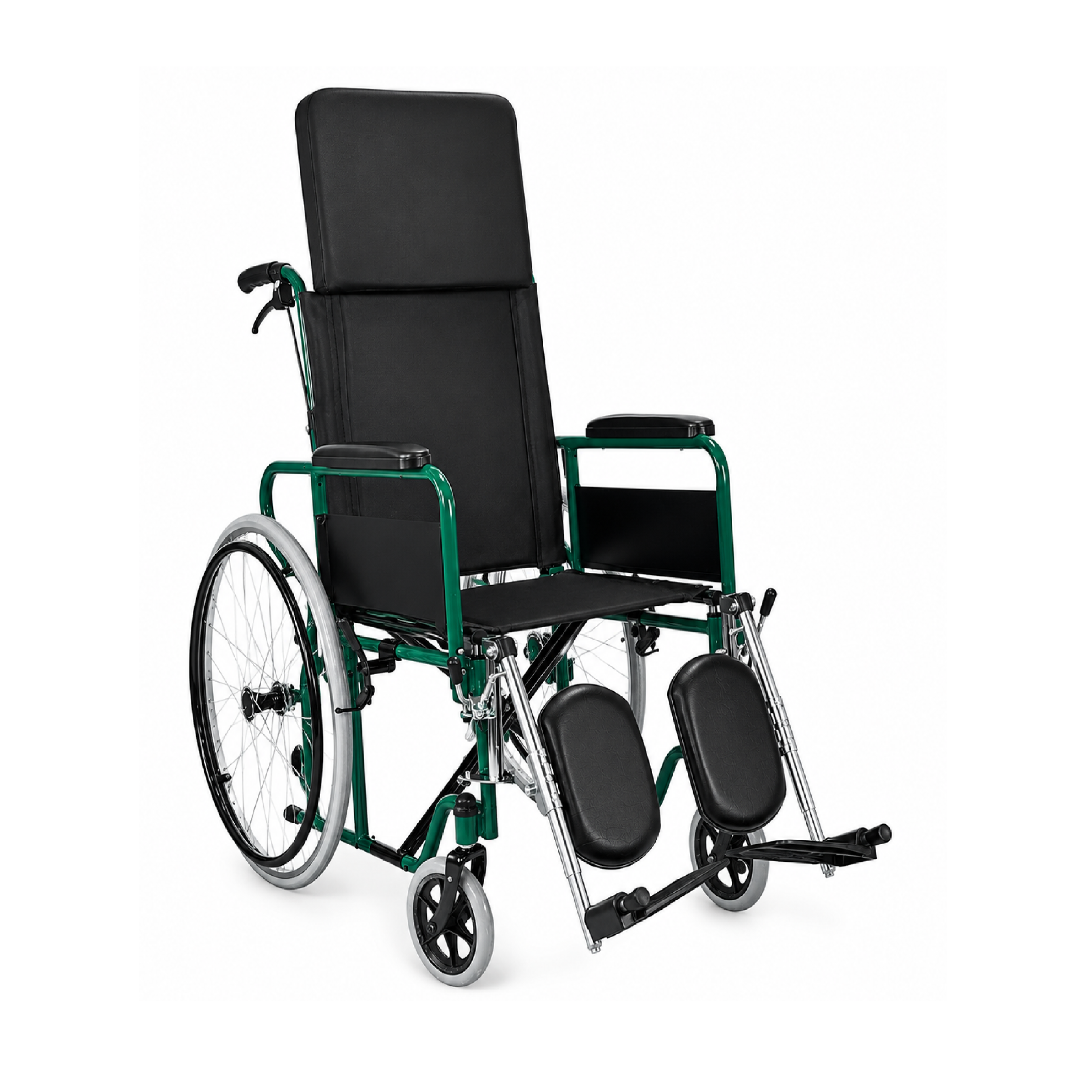 Fauteuil roulant orthopédique GM pliable Vert