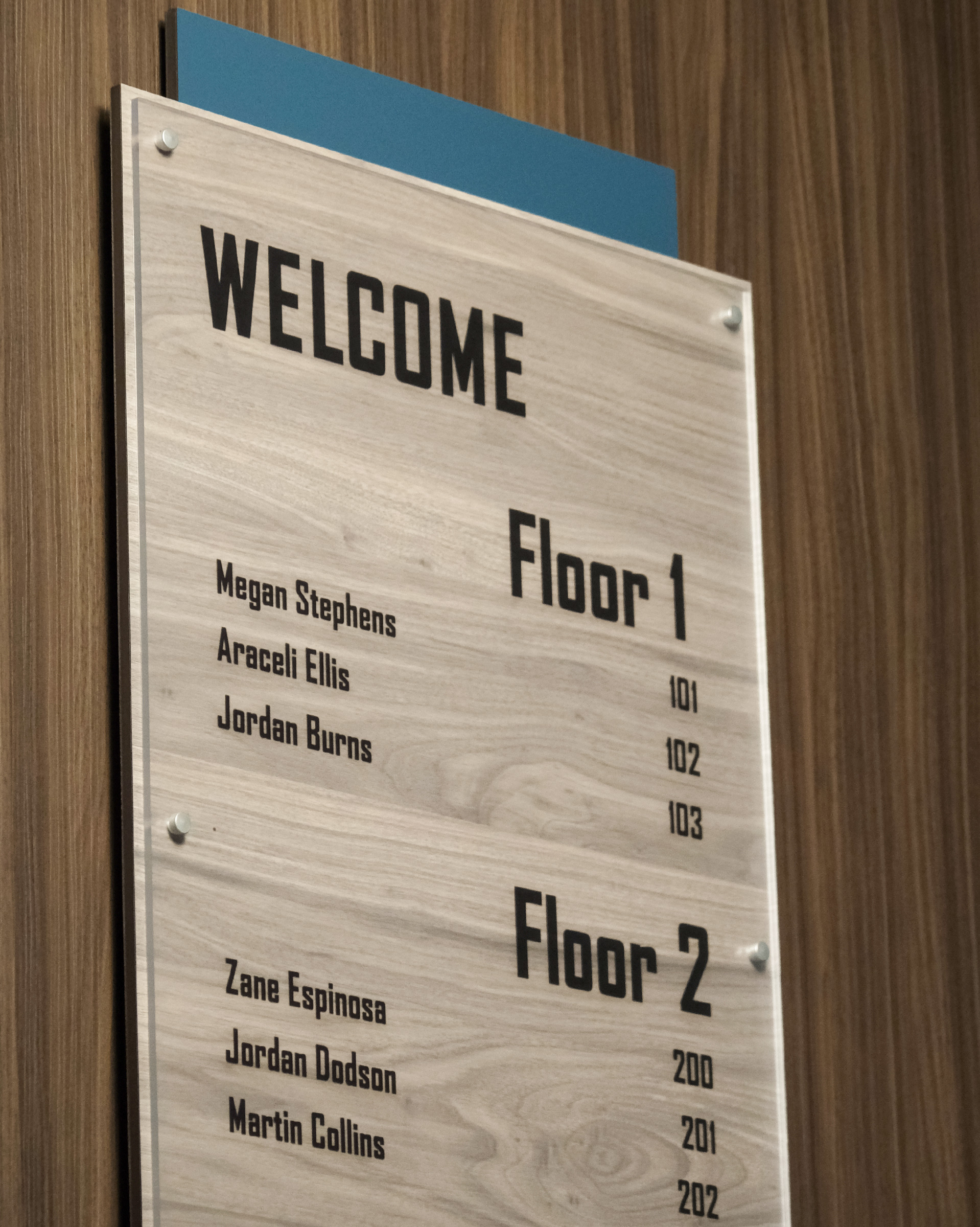 High Rise Interior Signage – Fusion by Takeform | Takeform