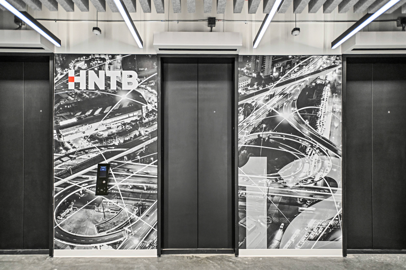 HNTB Floor 12 Elevator Graphics