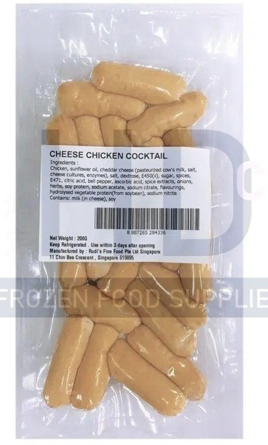 Rudi Cheese Chicken Cocktail Sausage (Halal) - HD Frozen | Take App