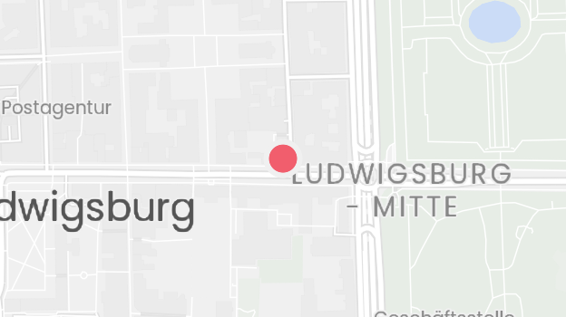 Karte von Eberhardstraße 1, 71634 Ludwigsburg