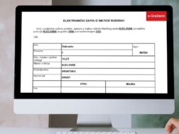 Kako doći do rodnog lista putem e-Građanda Na monitoru prikazan e-Rodni list na portalu e-Građani