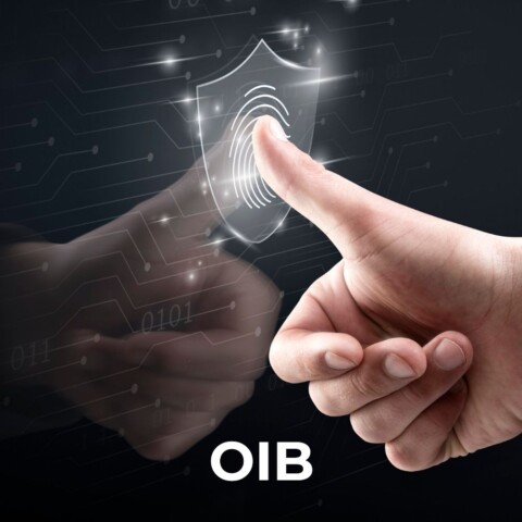 osoba ostavlja otisak prsta palcem i ispod piše OIB