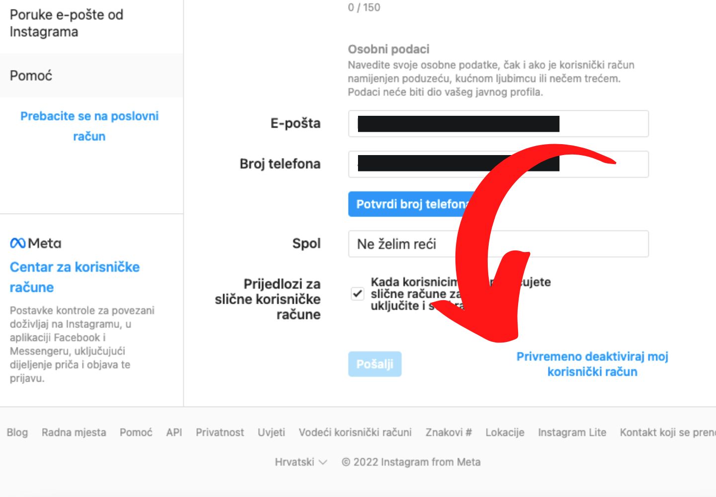 uredi profil
