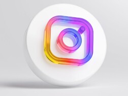 Instagram logo na bijeloj podlozi pomoći će nam da pogledamo Instagram story anonimno