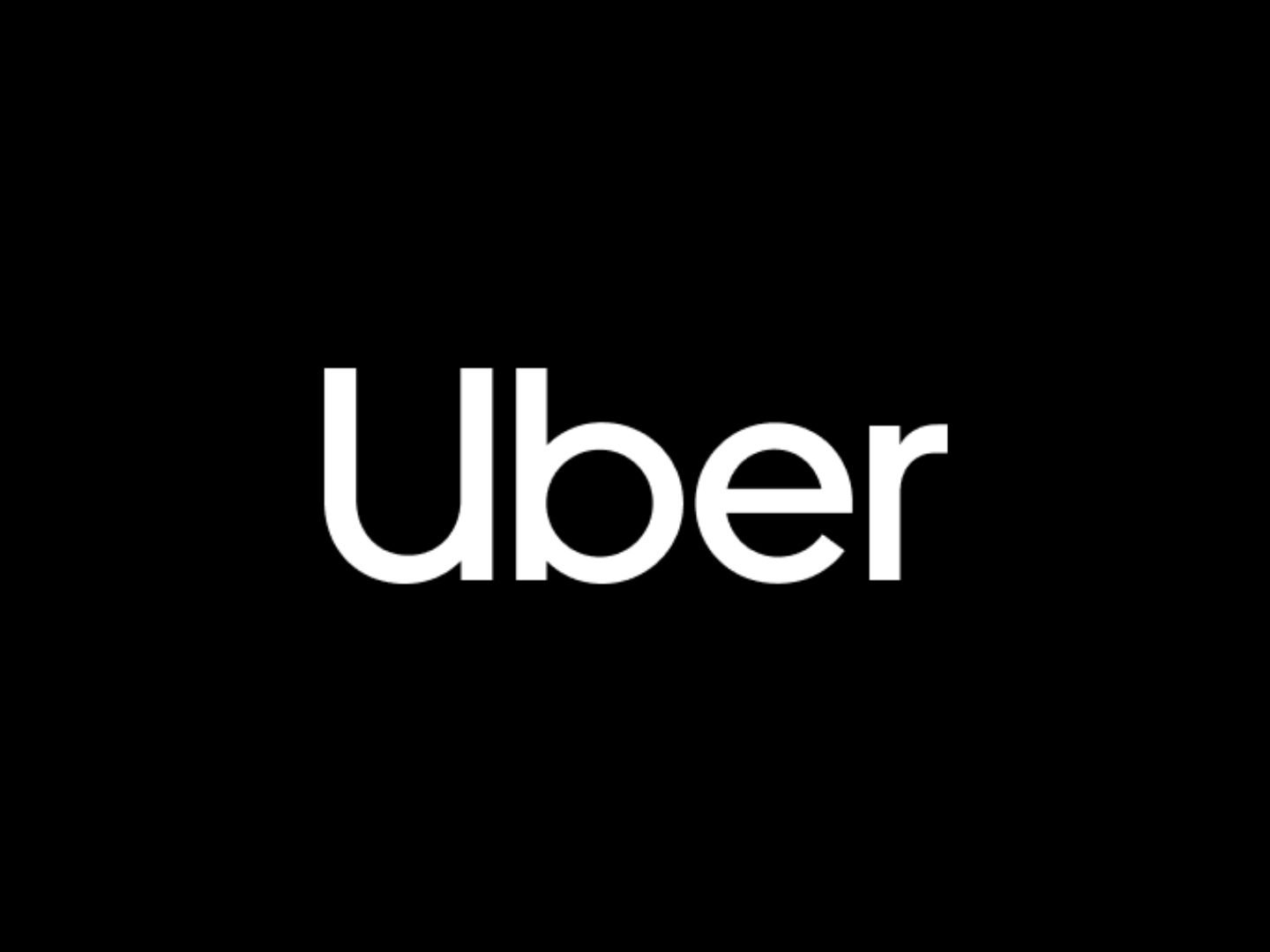 Logo aplikacije uber za naručivanje taxija