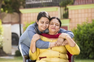 Mother and Daughter Love Relationship