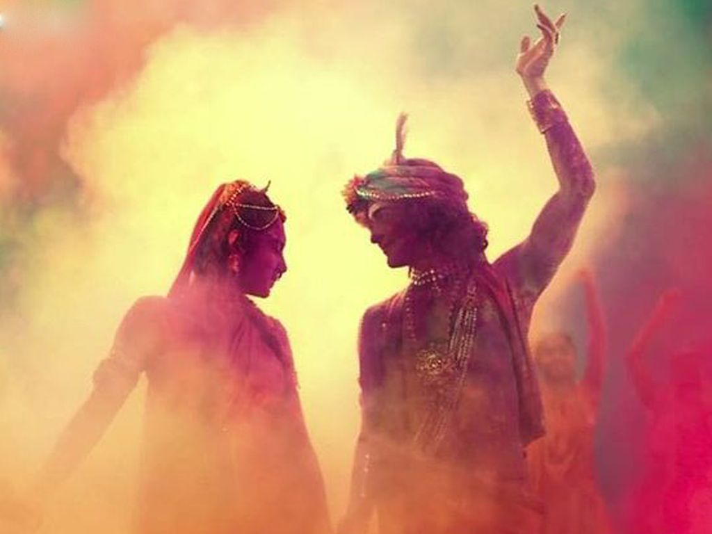 Couples Playing Holi