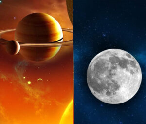 Jupiter & Moon Planet