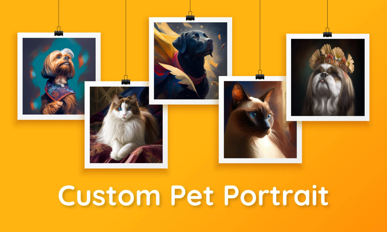 Get your FREE pet portrait!