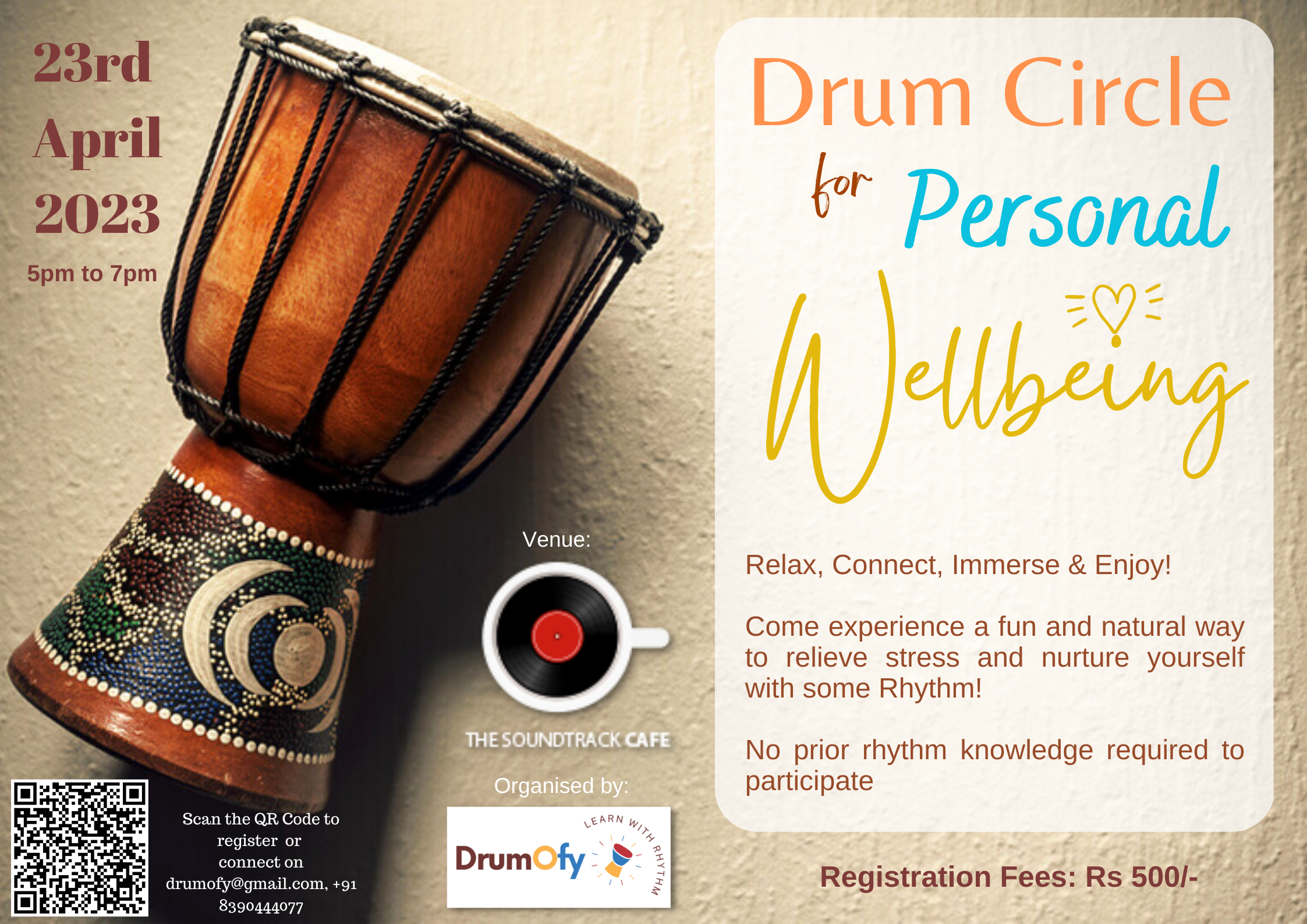 Drum Circle For Personal Wellbeing in Pune