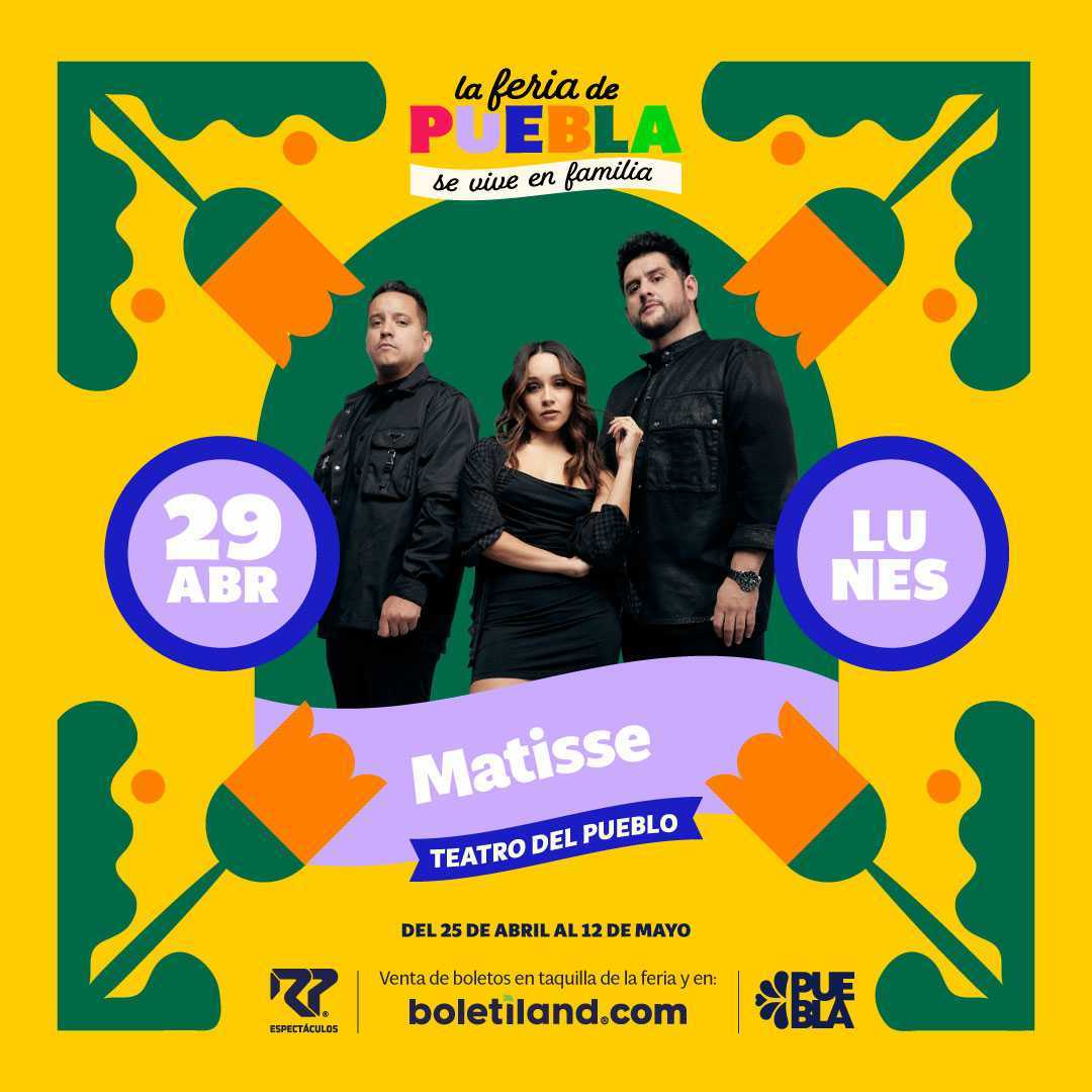 Viaje a la Feria de Puebla al Concierto de Matisse