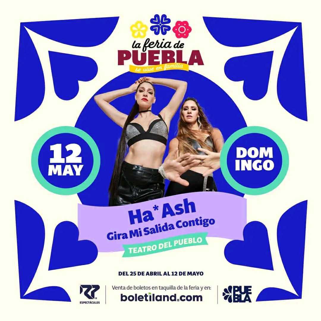 Viaje a la Feria de Puebla al Concierto de Ha Ash