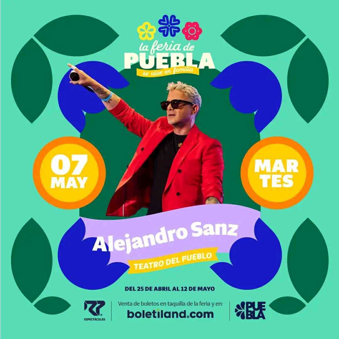 Viaje a la Feria de Puebla al Concierto de Alejandro Sanz