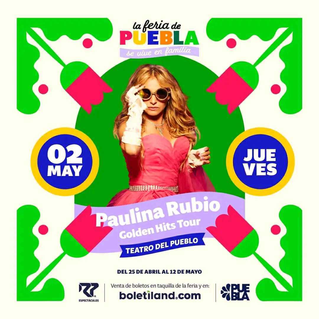 Viaje a la Feria de Puebla al Concierto de Paulina Rubio