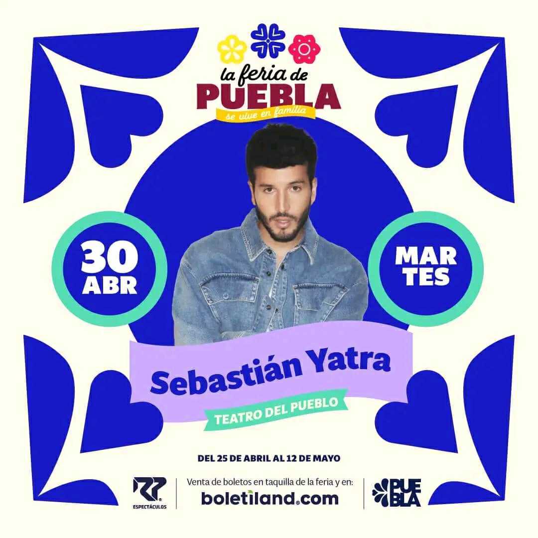 Viaje a la. Feria de Puebla. al Concierto de Sebastian Yatra