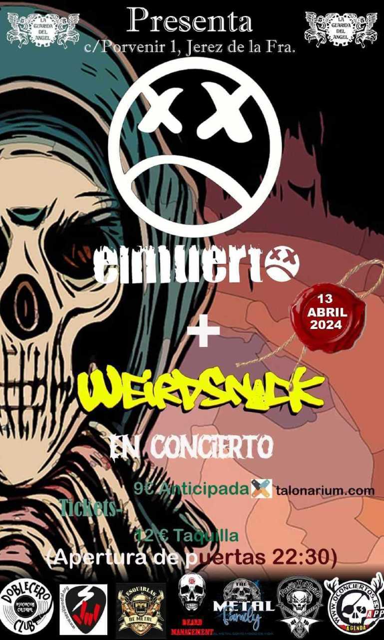 Elmuerto + Weirdsnack en concierto