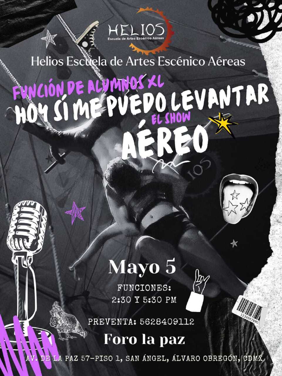 "Hoy si me puedo levantar" Show aéreo con musica de Mecano.