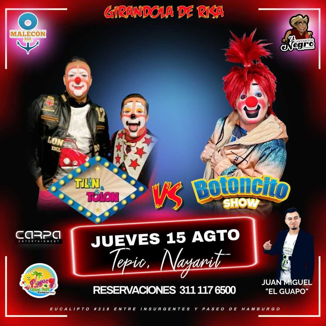 BOTONCITO SHOW vs TILÍN & TOLON EN TEPIC 