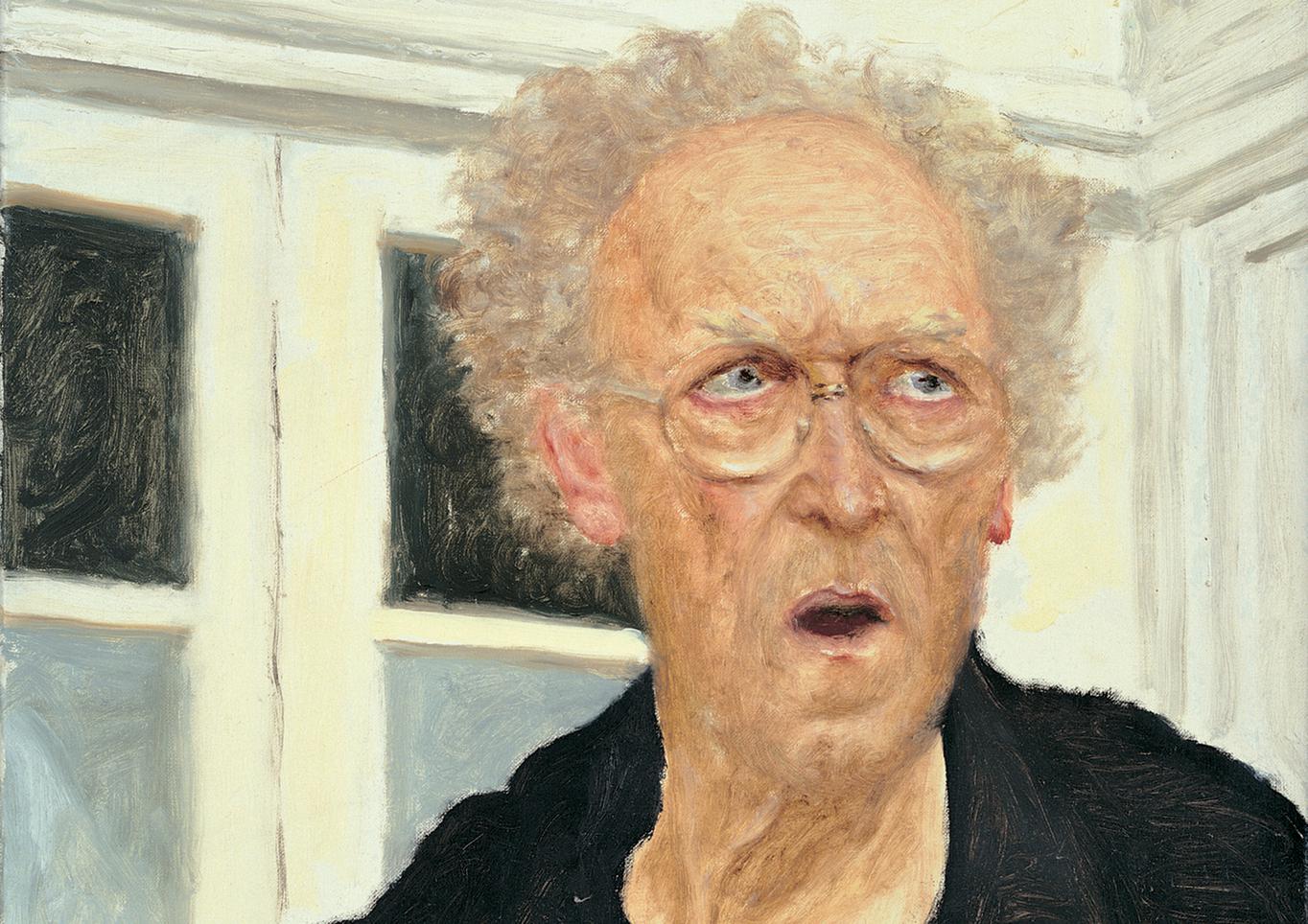 דיוקן עצמי בסטודיו, 2001 (פרט)