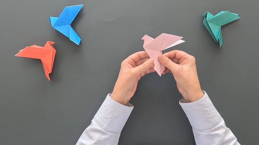 Paper bird tutorial (easy)