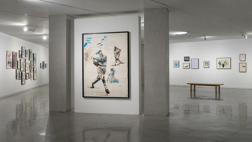 Video — A sneak peek at the exhibition Raymond Pettibon: And What is Drawing For?