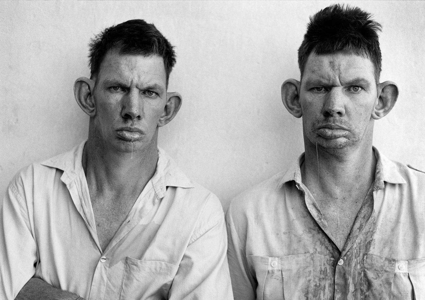 Dresie and Casie, twins, Western Transvaal, 1993,
From the series Platteland