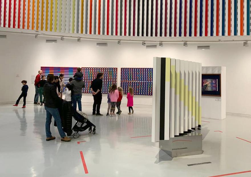 Friends with Kids at the Yaacov Agam Museum