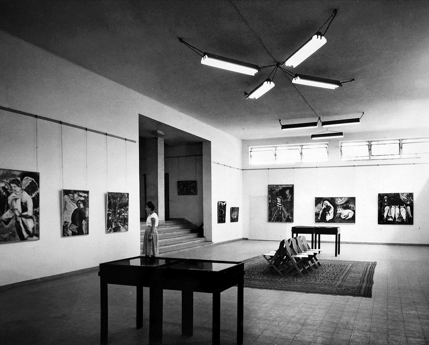 The main exhibition gallery on the first floor