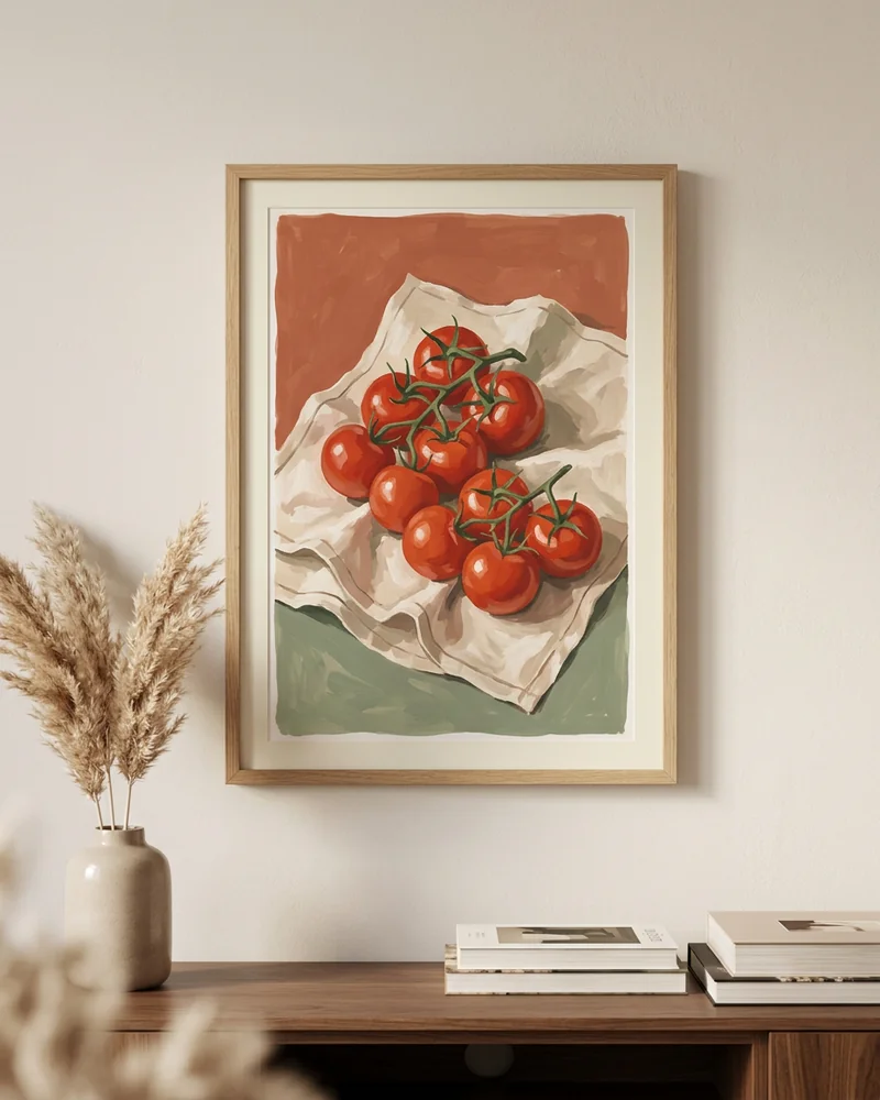 Italian tomato poster