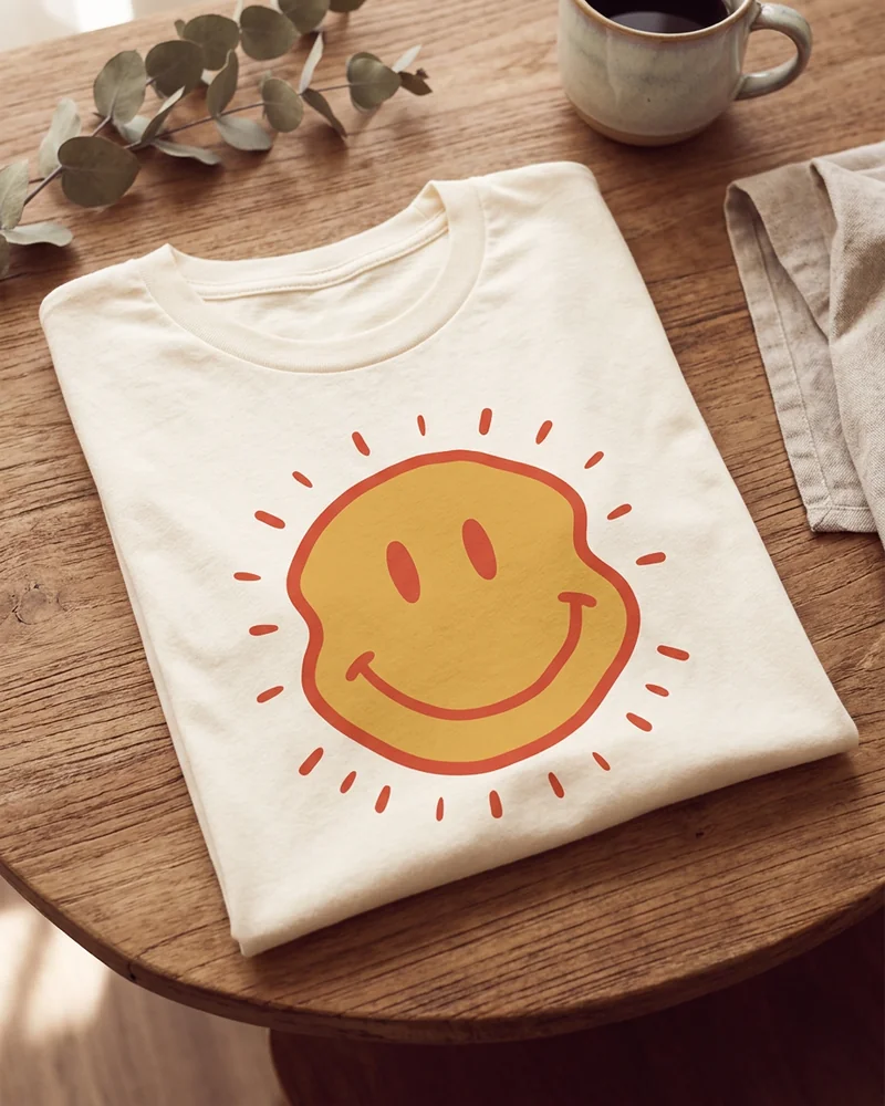 Wavy 'Good vibes' tee