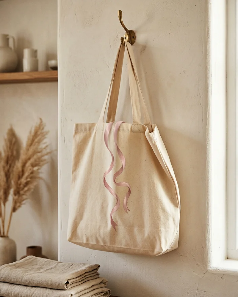 Ballet ribbon tote