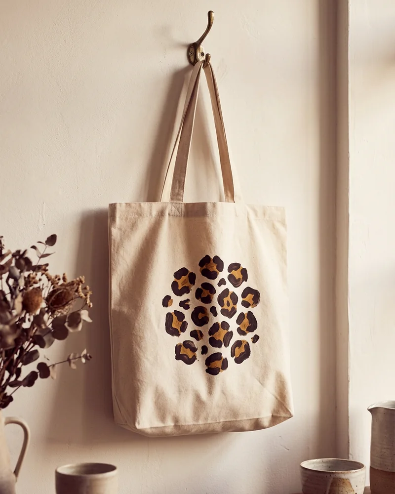 Leopard tote