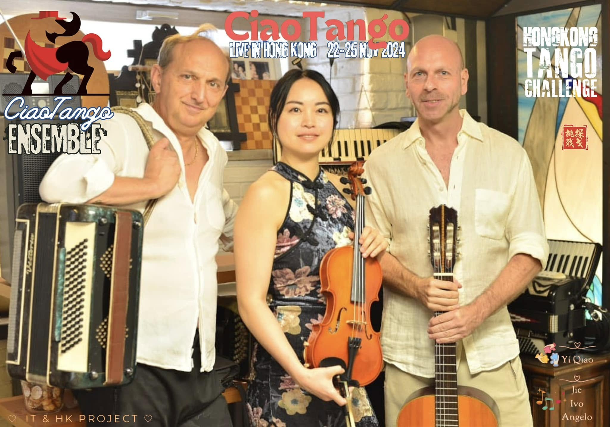 CiaoTango Ensemble, live in Hong Kong, 22–25 Nov 2024