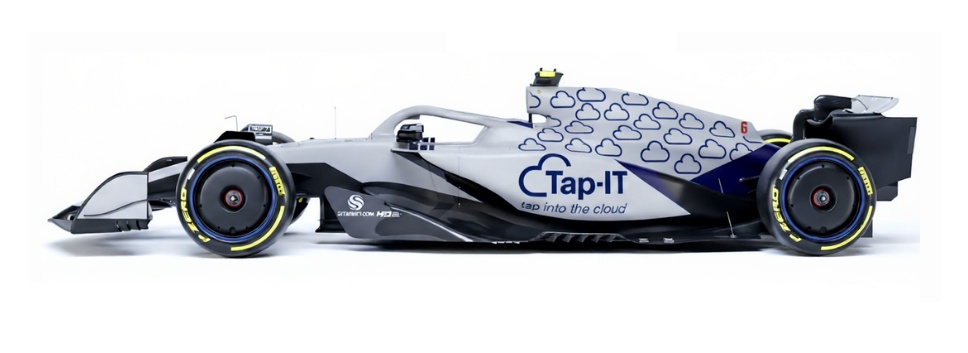 Formula 1 Car showing IT Speed