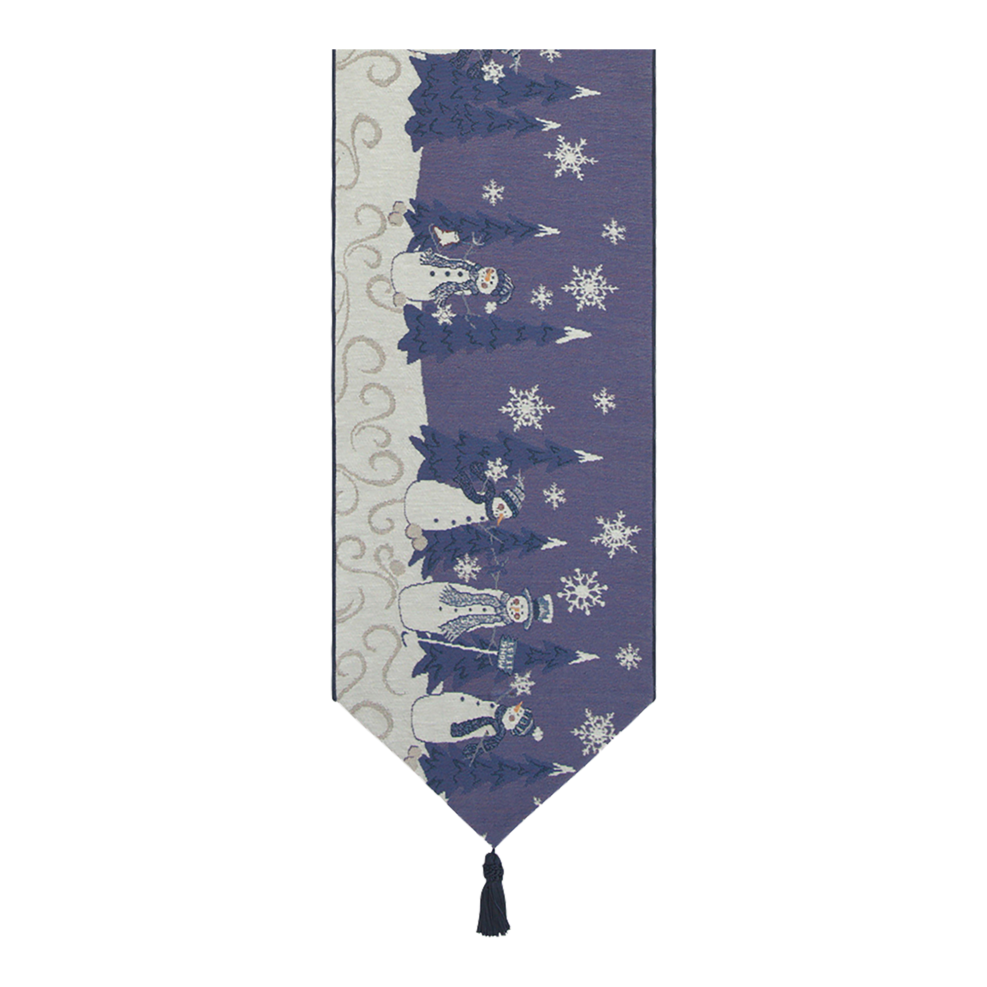 Crystal Snowman Chenille Table Mat