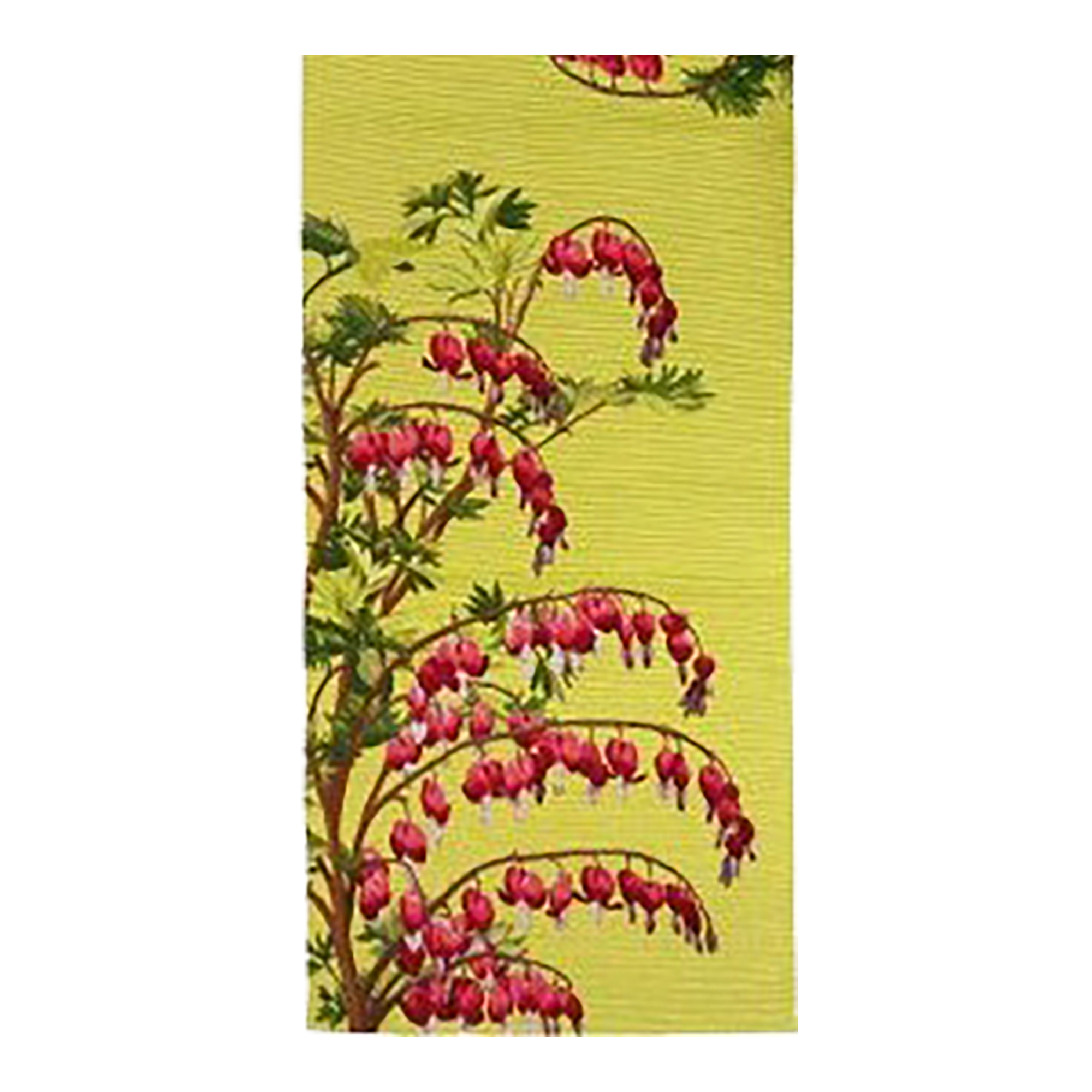Bleeding Hearts Yellow French Table Mat