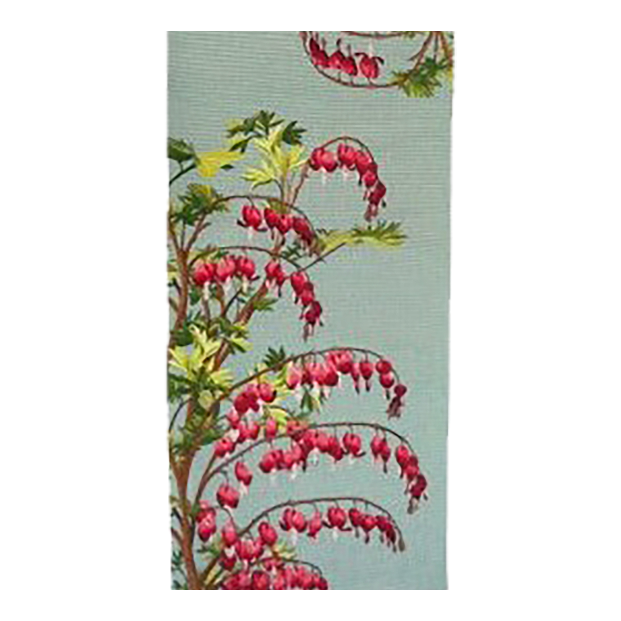 Bleeding Hearts Blue French Table Mat