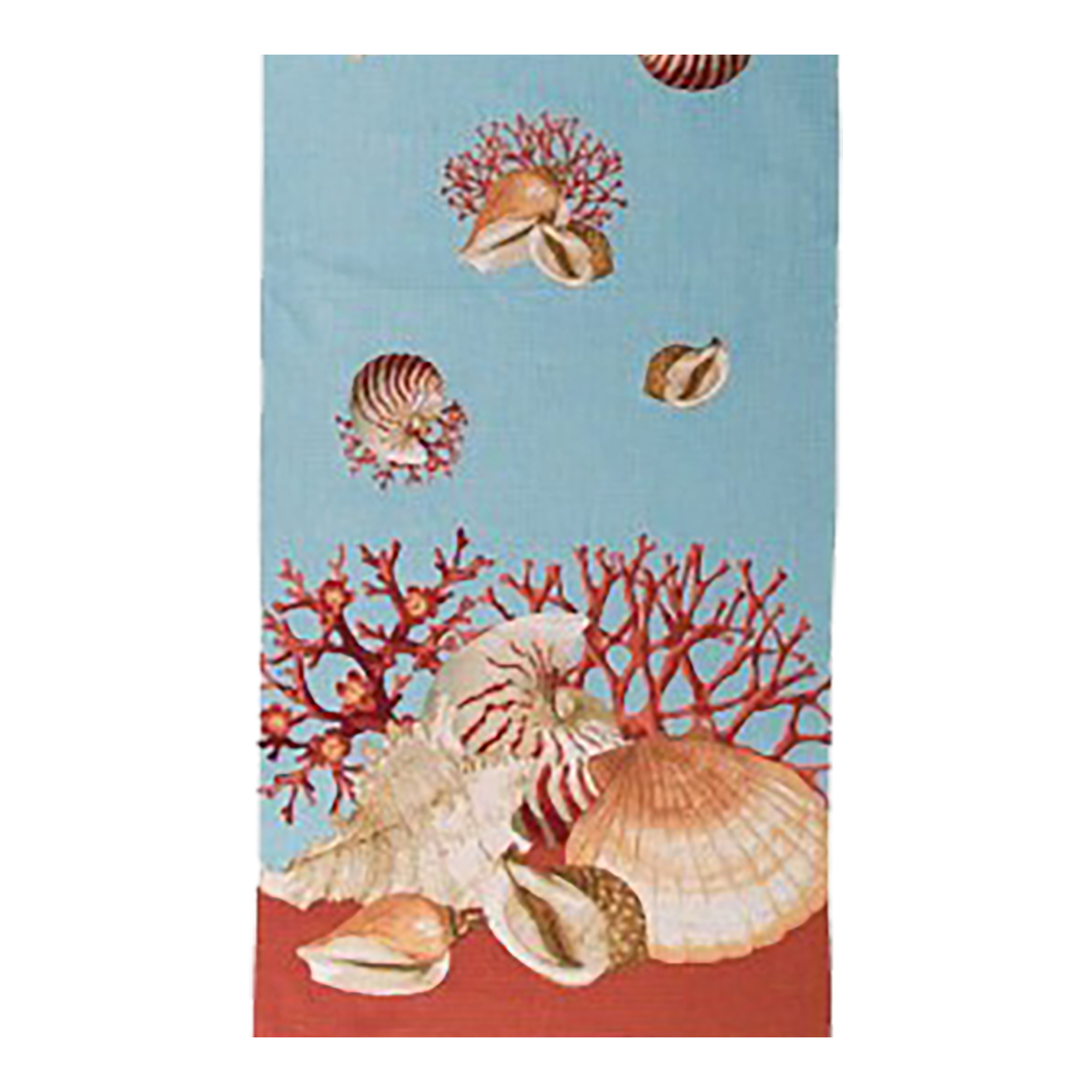 Shells Blue French Table Mat