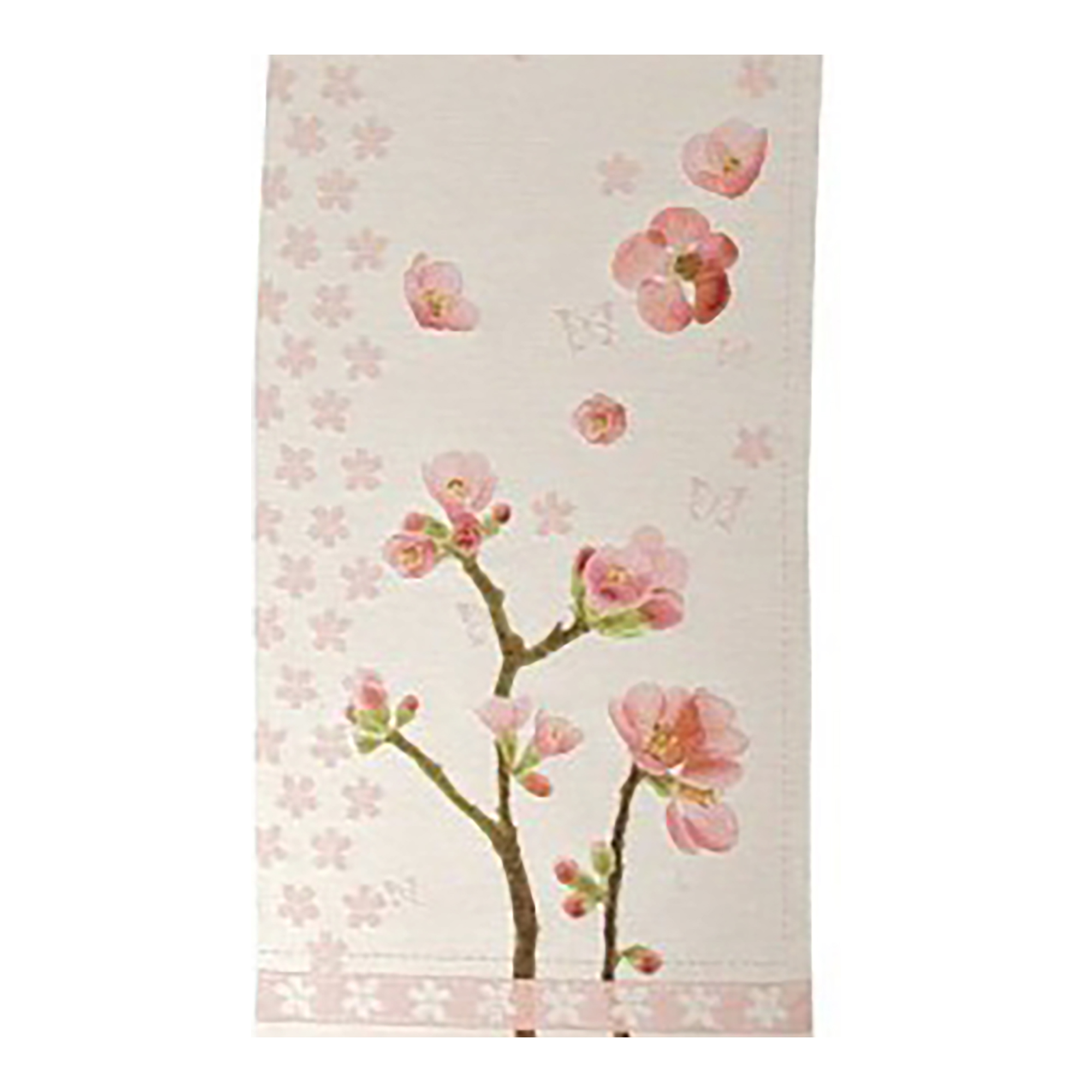Blossoming Branches White French Table Mat