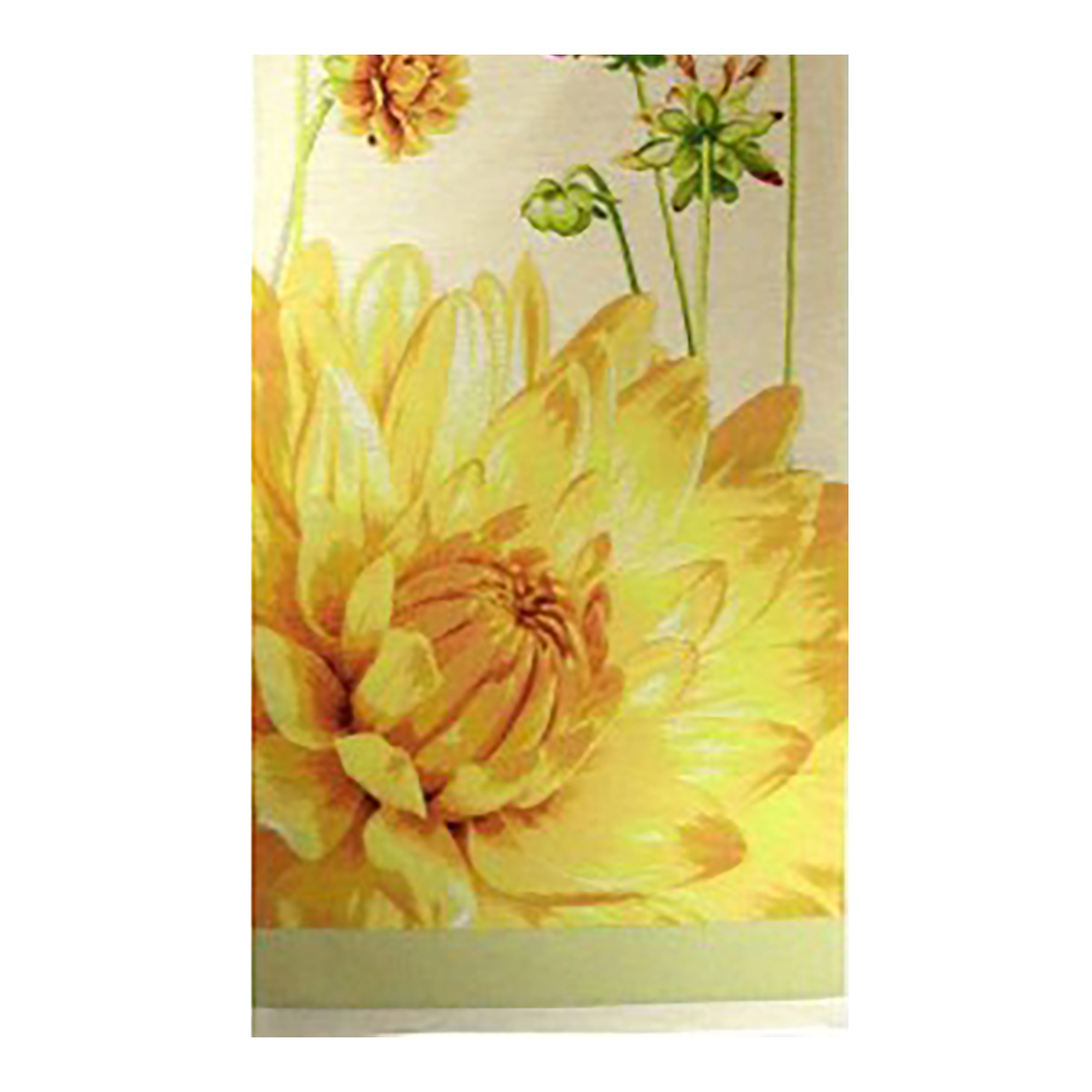 Runner Yellow Dahlias Light French Table Mat
