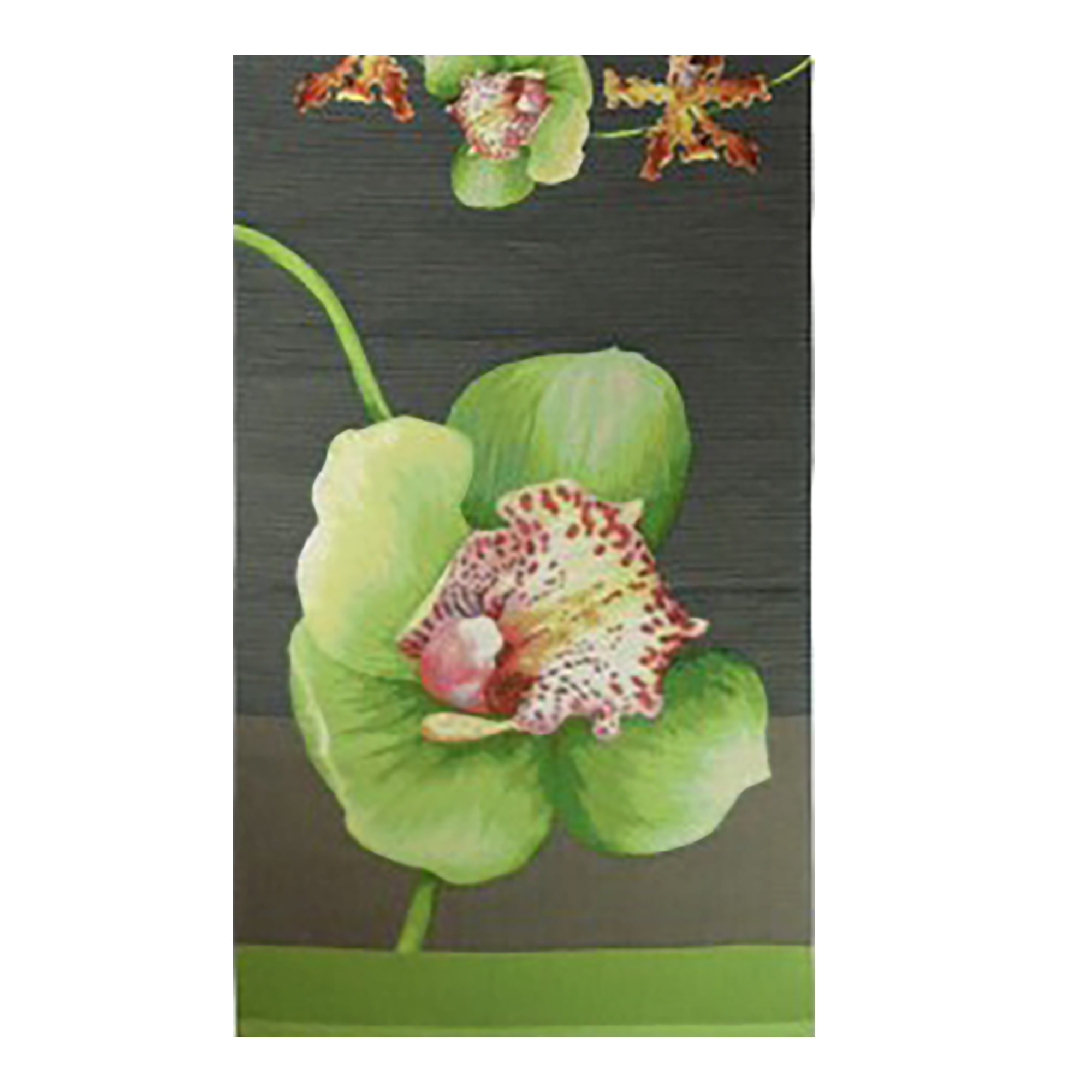 Orchids Gray French Table Mat