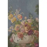 Ornamental Floral French Wall Tapestry - 44 in. x 58 in. wool/cotton/other by Charlotte Home Furnishings | Close Up 2