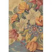 Panier de Fleurs fond Jaune French Tapestry | Close Up 1