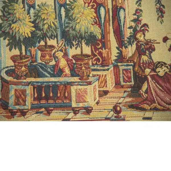 Les Baladins French Tapestry | Close Up 1