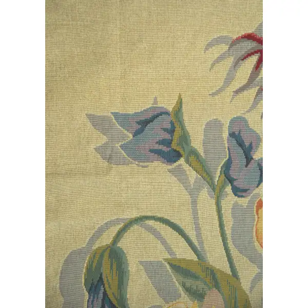 Bouquet de Fleurs Creme French Tapestry | Close Up 1