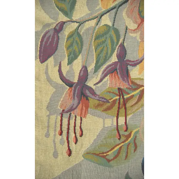 Bouquet de Fleurs Creme French Tapestry | Close Up 2