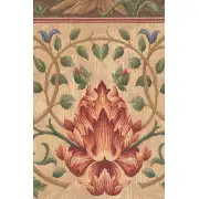 Tree Of Life Brown I Belgian Tapestry Wall Hanging - 36 in. x 56 in. Cotton by William Morris | Close Up 1
