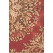 Les Rosaces in Red French Wall Tapestry | Close Up 1