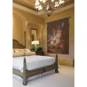 Bouquet Iris Fonce French Wall Tapestry | Life Style 1